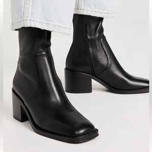 Loeffler Randall Nolan Stretch Ankle Booties - black, 9